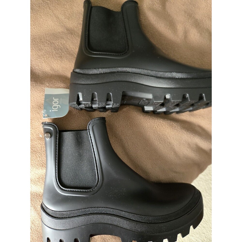 Igor Women's Chelsea Ankle Rain Boots Size 9.5/ 40EU